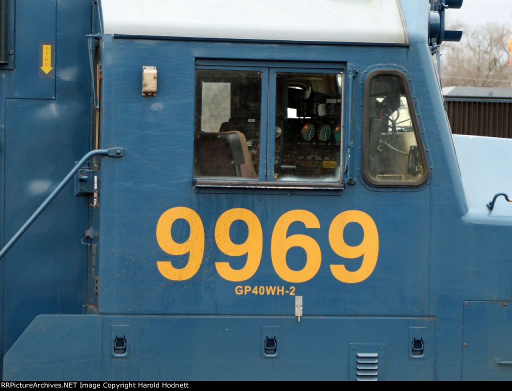 CSX 9969 cab view